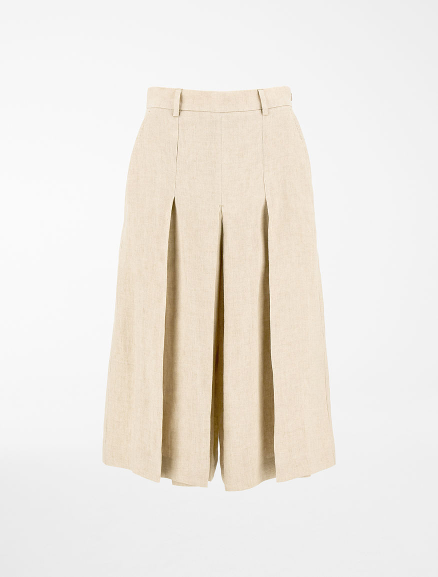 Linen canvas culottes Weekend Maxmara Linen canvas culottes Weekend Maxmara