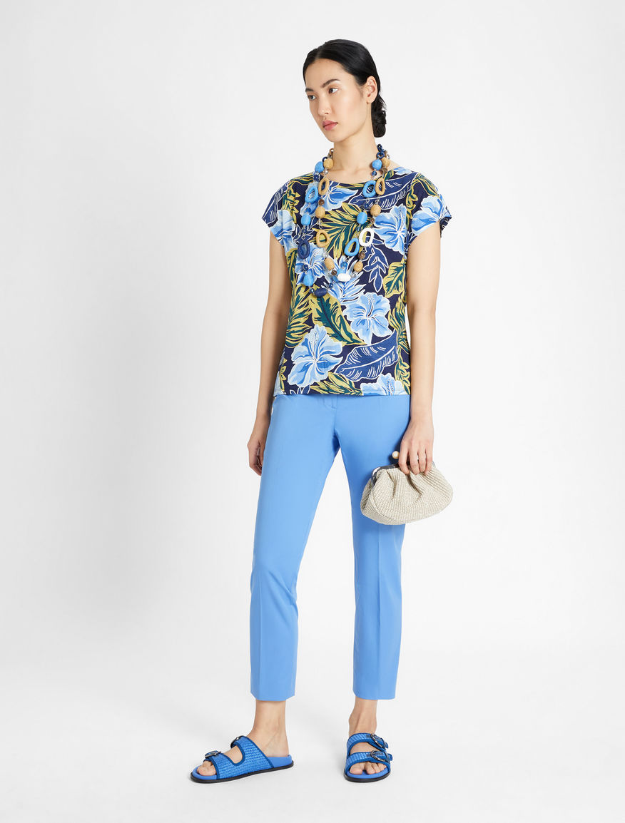 Cotton gabardine trousers Weekend Maxmara Cotton gabardine trousers Weekend Maxmara