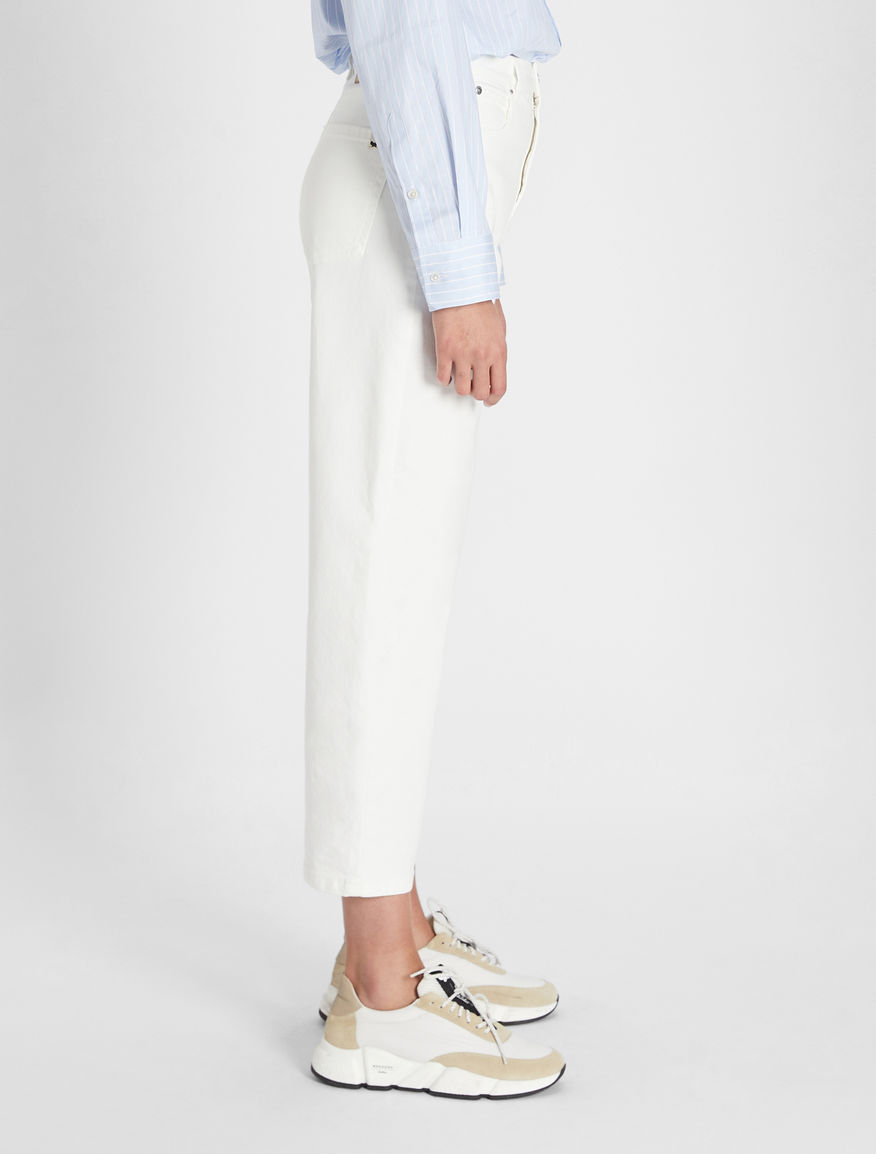Cotton bull denim trousers Weekend Maxmara Cotton bull denim trousers Weekend Maxmara