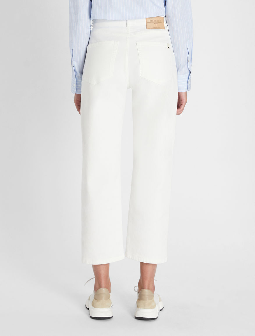 Cotton bull denim trousers Weekend Maxmara Cotton bull denim trousers Weekend Maxmara