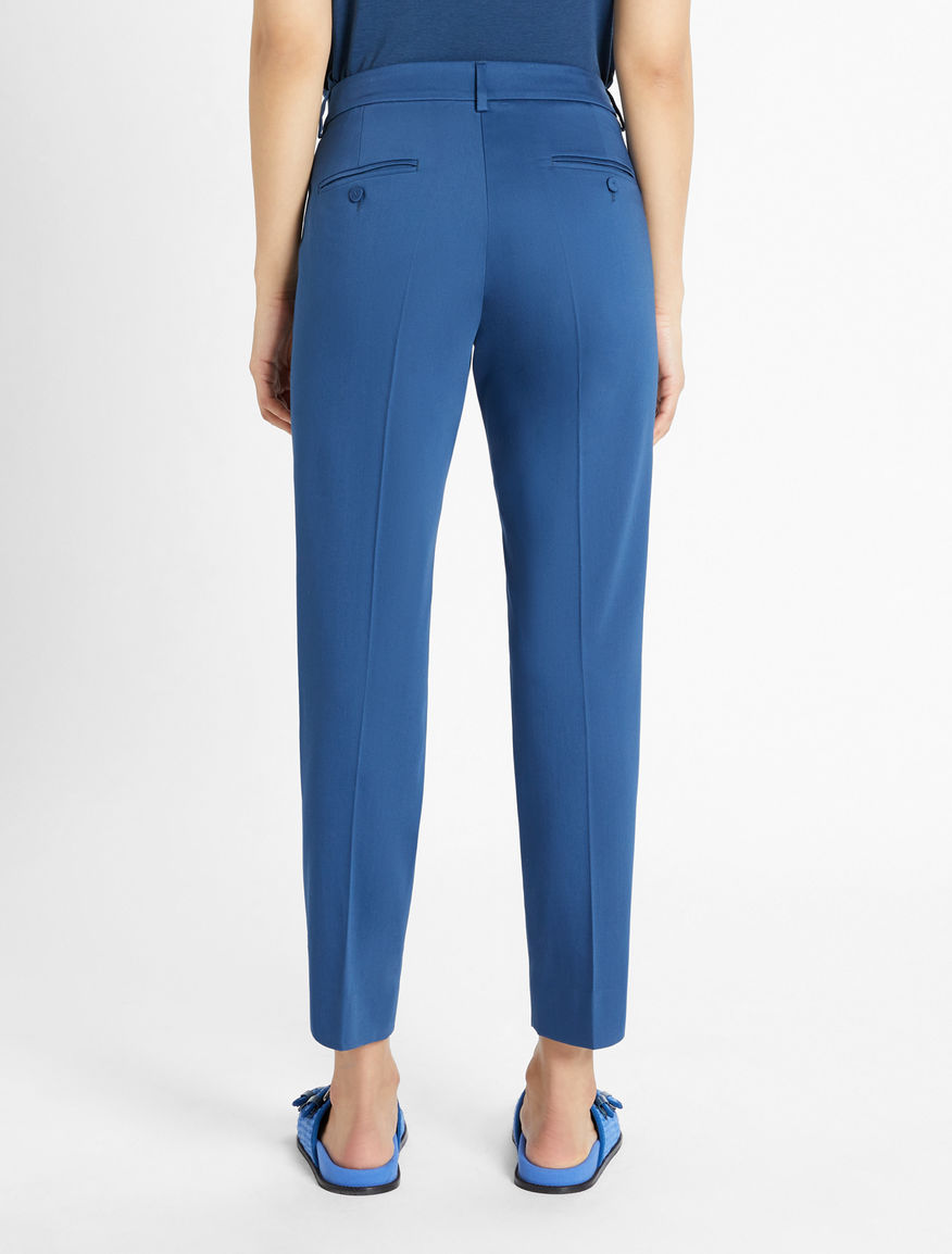 Cotton sateen trousers Weekend Maxmara Cotton sateen trousers Weekend Maxmara