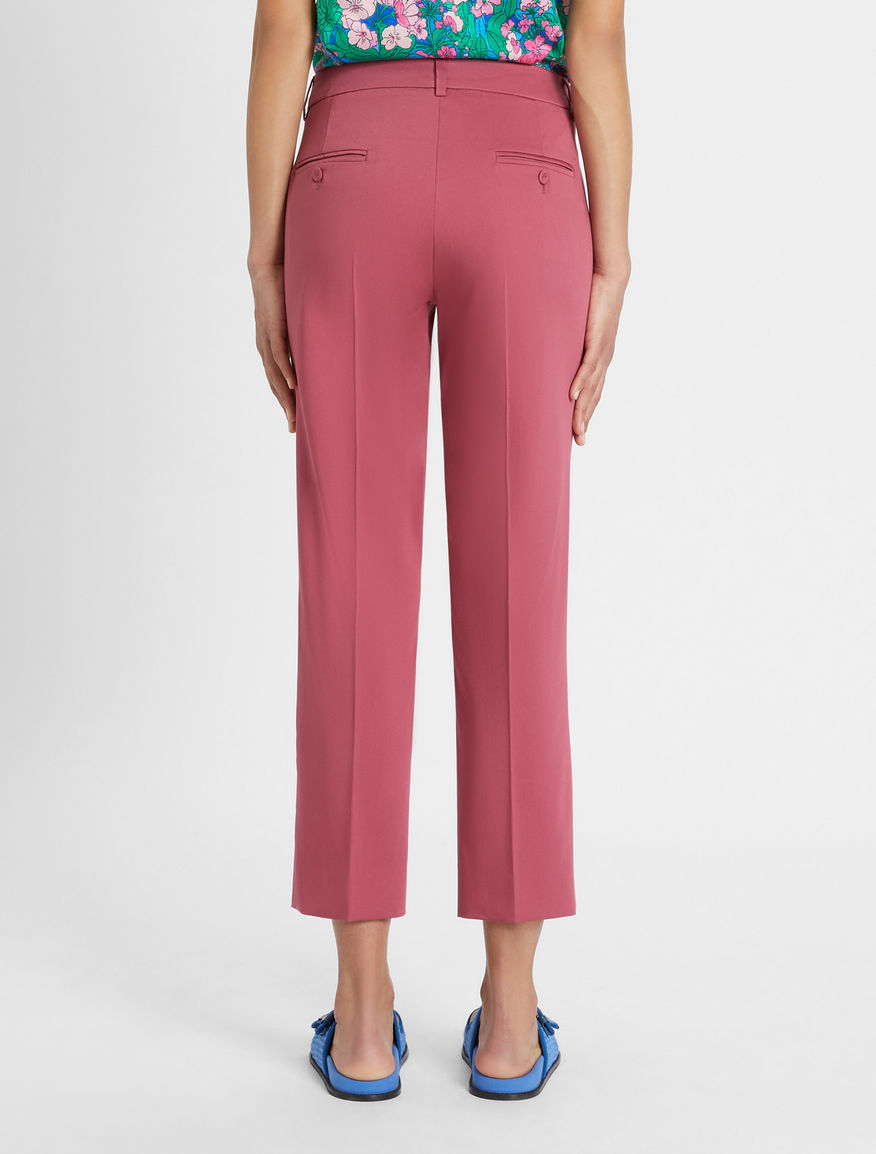 Pantaloni in raso di cotone Weekend Maxmara Pantaloni in raso di cotone Weekend Maxmara