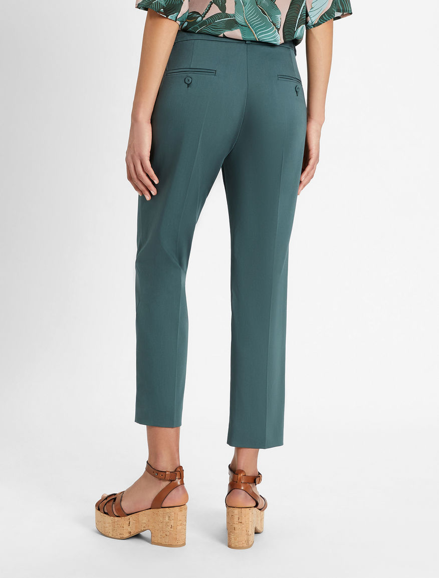 Cotton sateen trousers Weekend Maxmara Cotton sateen trousers Weekend Maxmara
