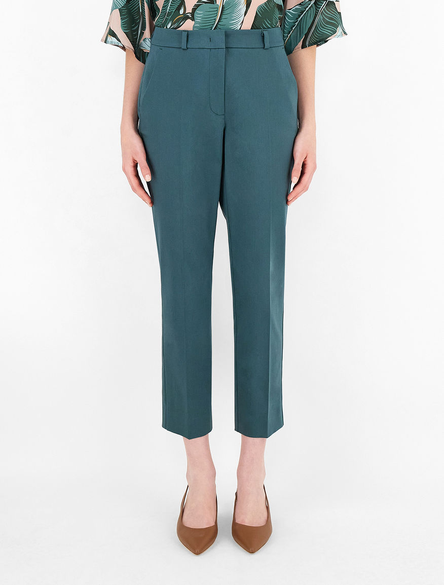 Cotton sateen trousers Weekend Maxmara Cotton sateen trousers Weekend Maxmara