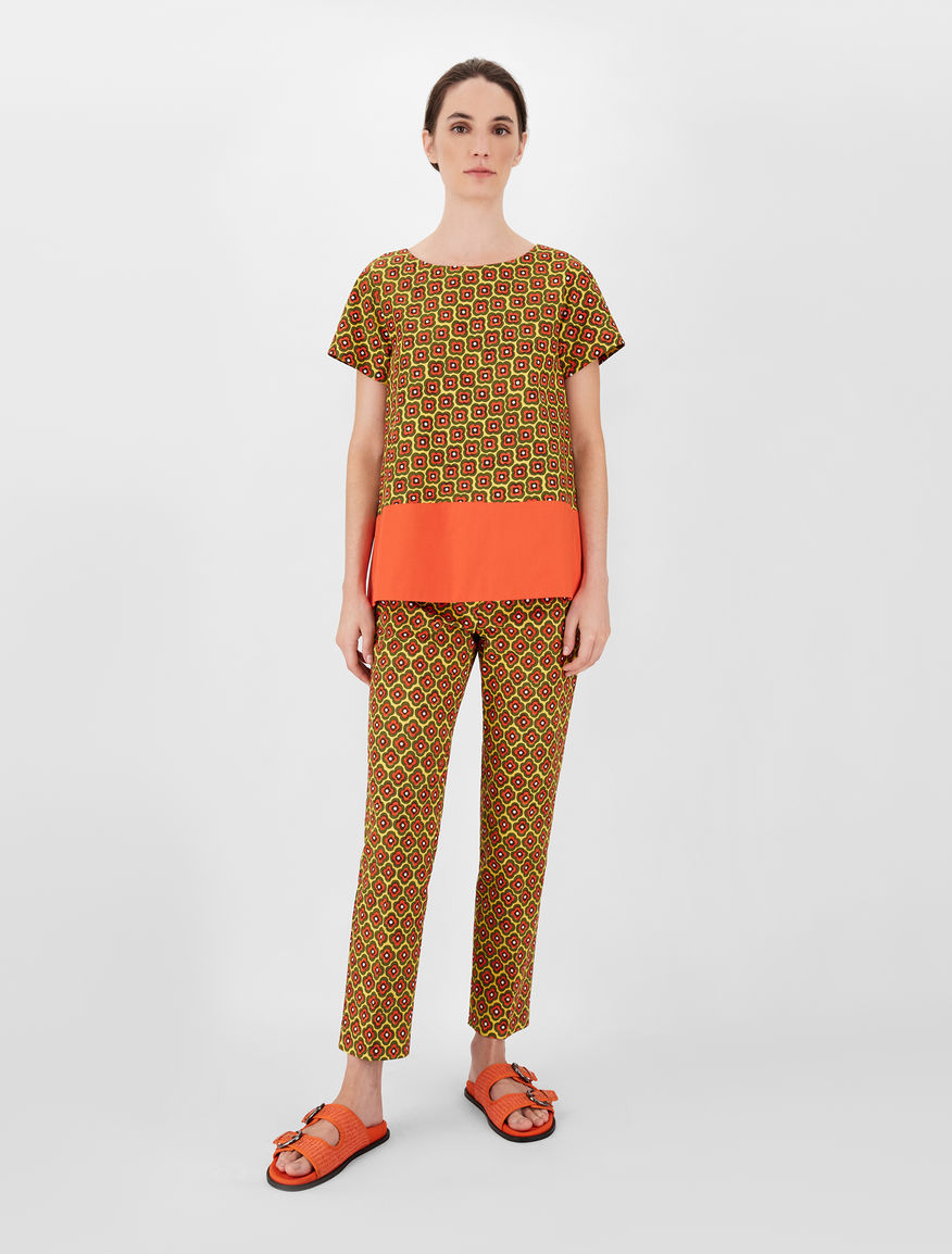 Cotton faille trousers Weekend Maxmara Cotton faille trousers Weekend Maxmara