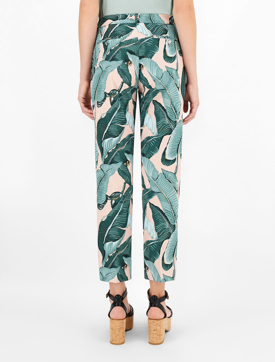 Cotton faille trousers Weekend Maxmara Cotton faille trousers Weekend Maxmara