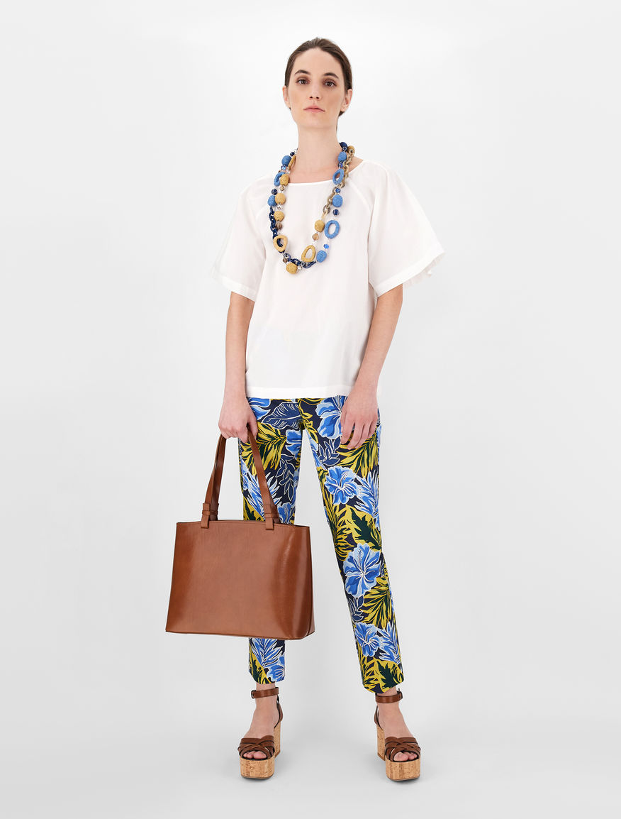 Cotton faille trousers Weekend Maxmara Cotton faille trousers Weekend Maxmara