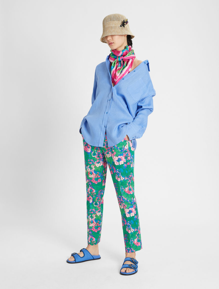 Cotton gabardine trousers Weekend Maxmara Cotton gabardine trousers Weekend Maxmara