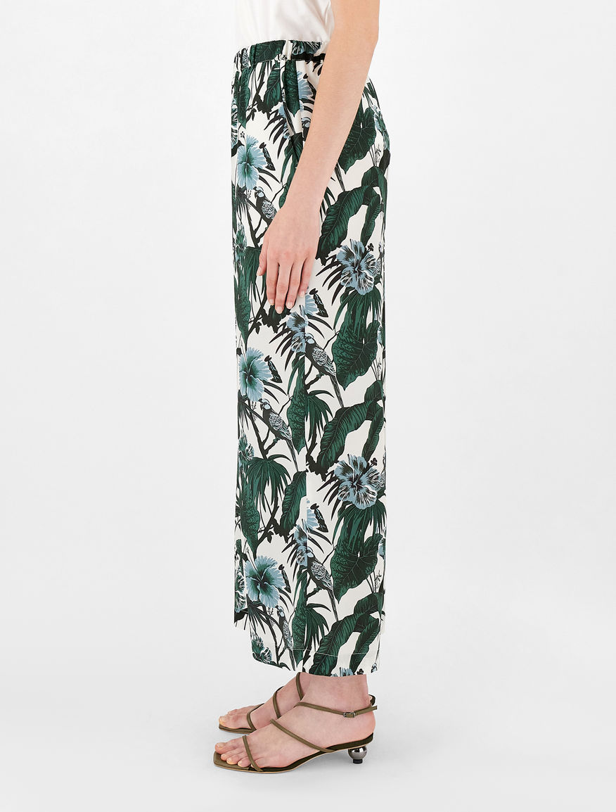 Silk crepe de chine trousers Weekend Maxmara Silk crepe de chine trousers Weekend Maxmara