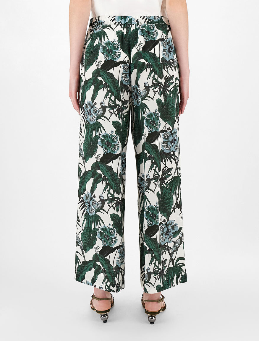 Silk crepe de chine trousers Weekend Maxmara Silk crepe de chine trousers Weekend Maxmara
