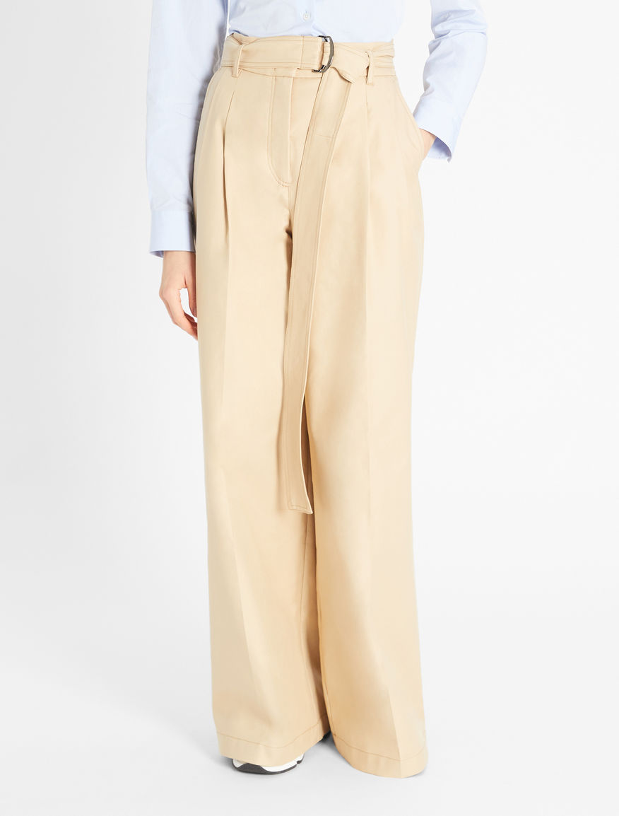Cotton twill trousers Weekend Maxmara Cotton twill trousers Weekend Maxmara