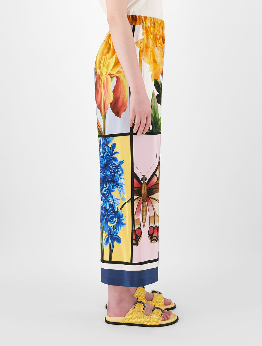 Silk crepe de chine trousers Weekend Maxmara Silk crepe de chine trousers Weekend Maxmara