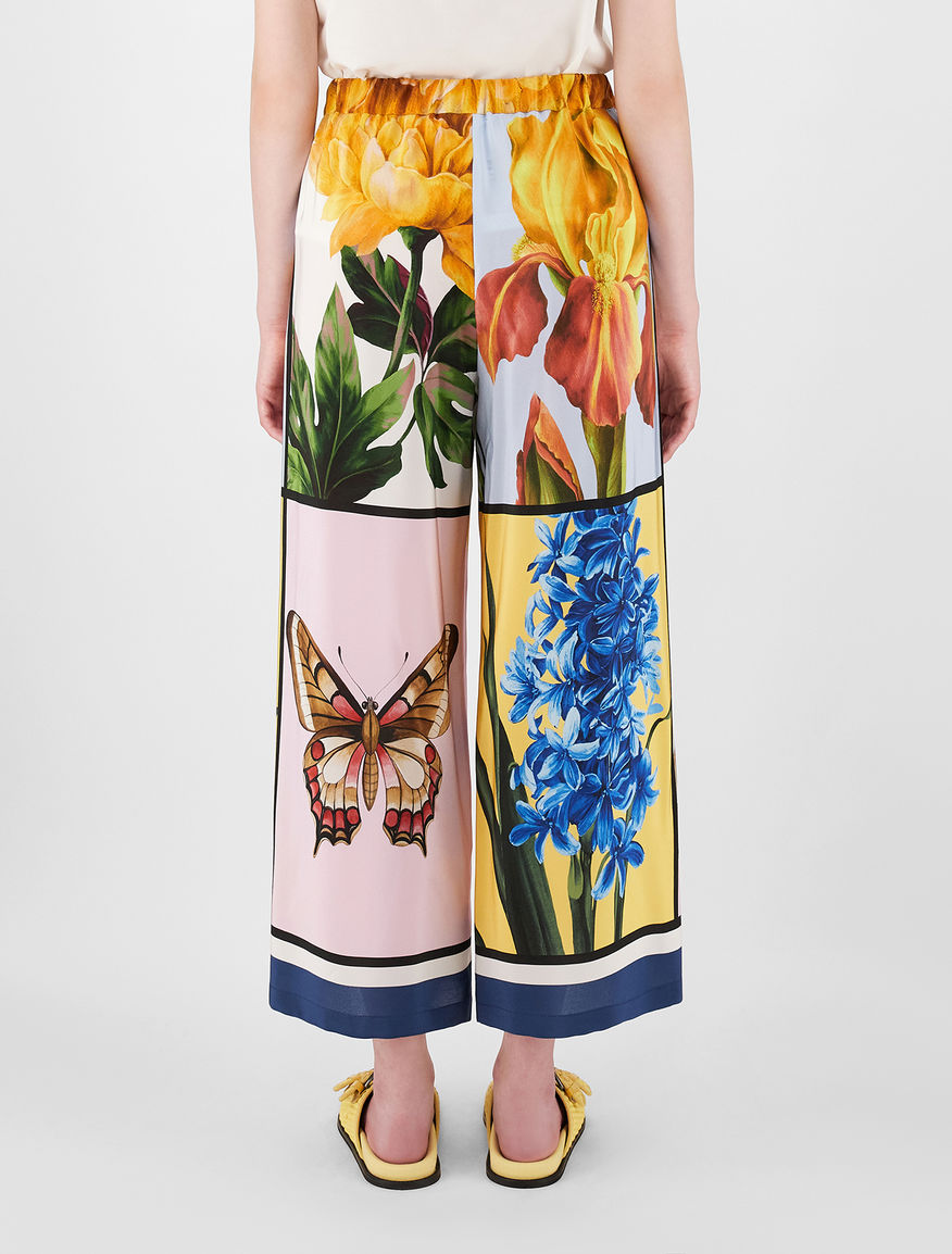 Silk crepe de chine trousers Weekend Maxmara Silk crepe de chine trousers Weekend Maxmara