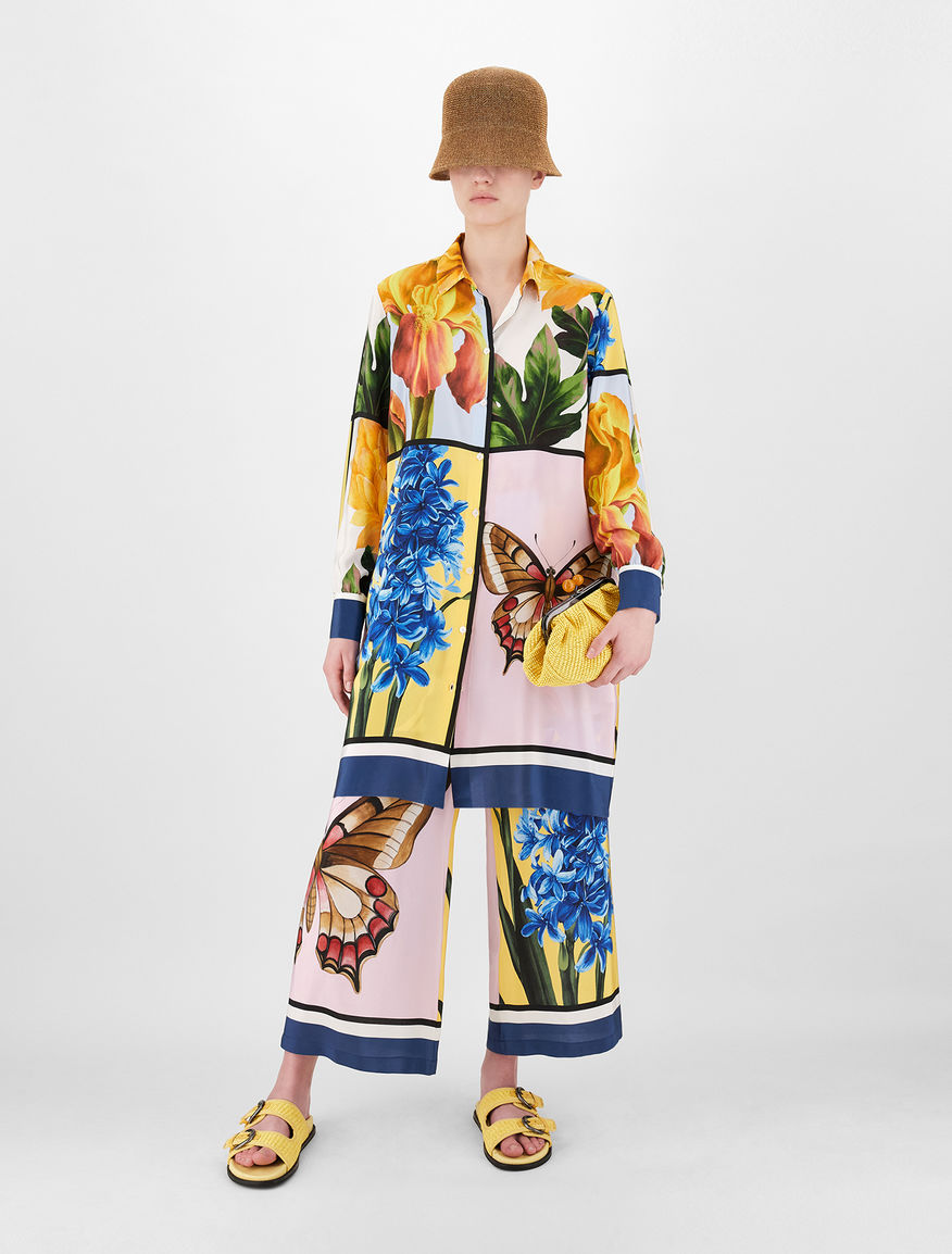 Silk crepe de chine trousers Weekend Maxmara Silk crepe de chine trousers Weekend Maxmara