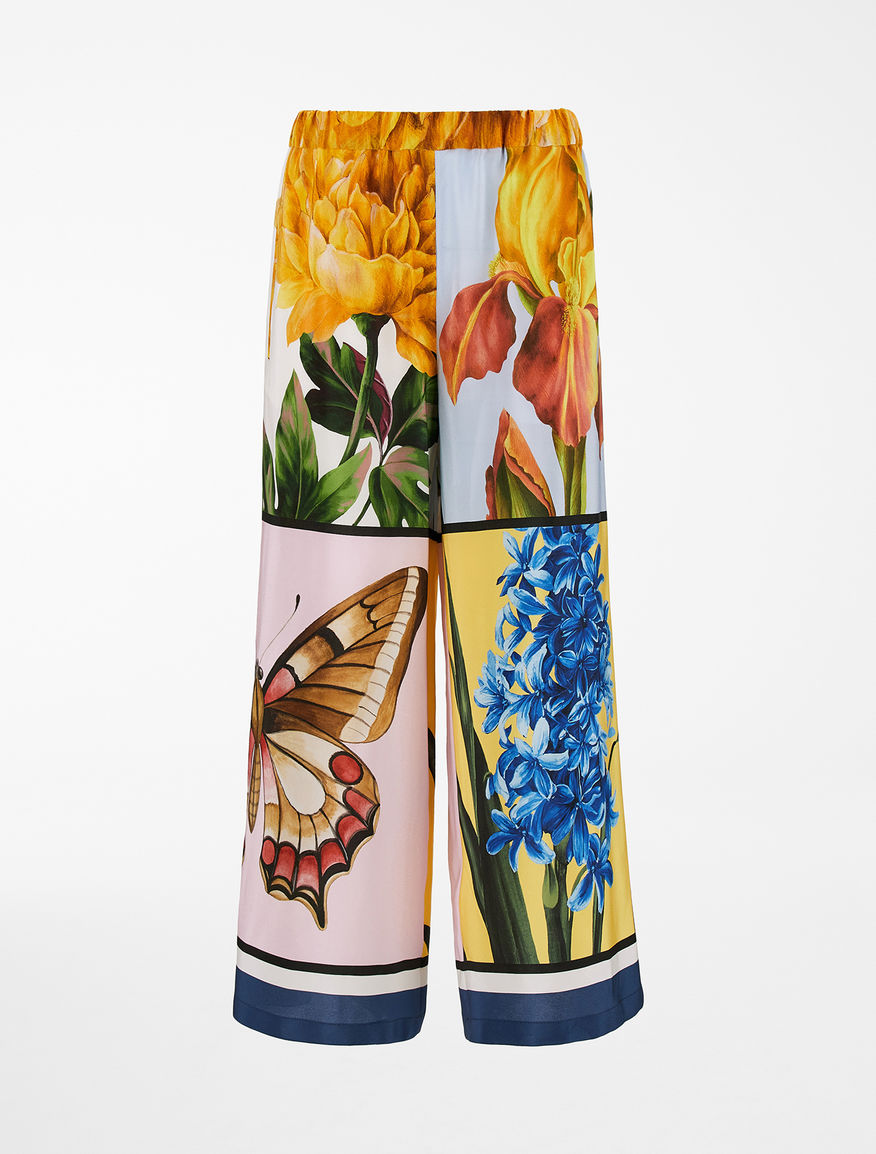 Silk crepe de chine trousers Weekend Maxmara Silk crepe de chine trousers Weekend Maxmara