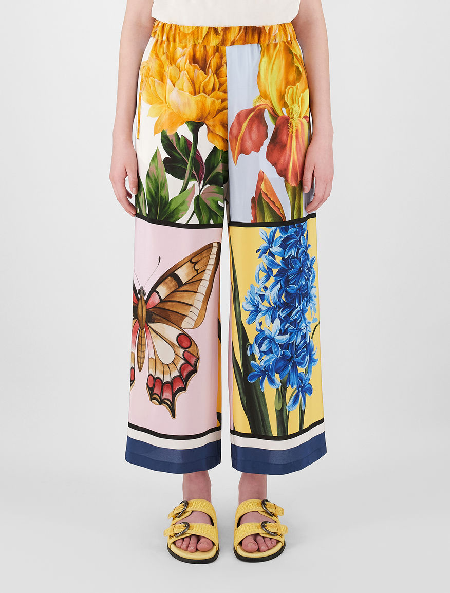 Silk crepe de chine trousers Weekend Maxmara Silk crepe de chine trousers Weekend Maxmara