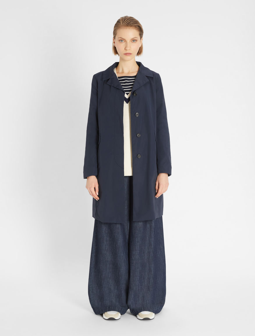 Cotton denim trousers Weekend Maxmara Cotton denim trousers Weekend Maxmara