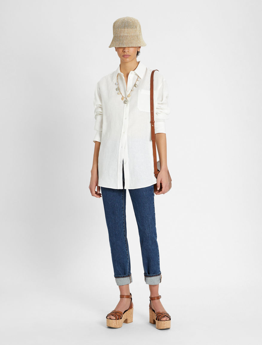 Linen fabric shirt Weekend Maxmara Linen fabric shirt Weekend Maxmara