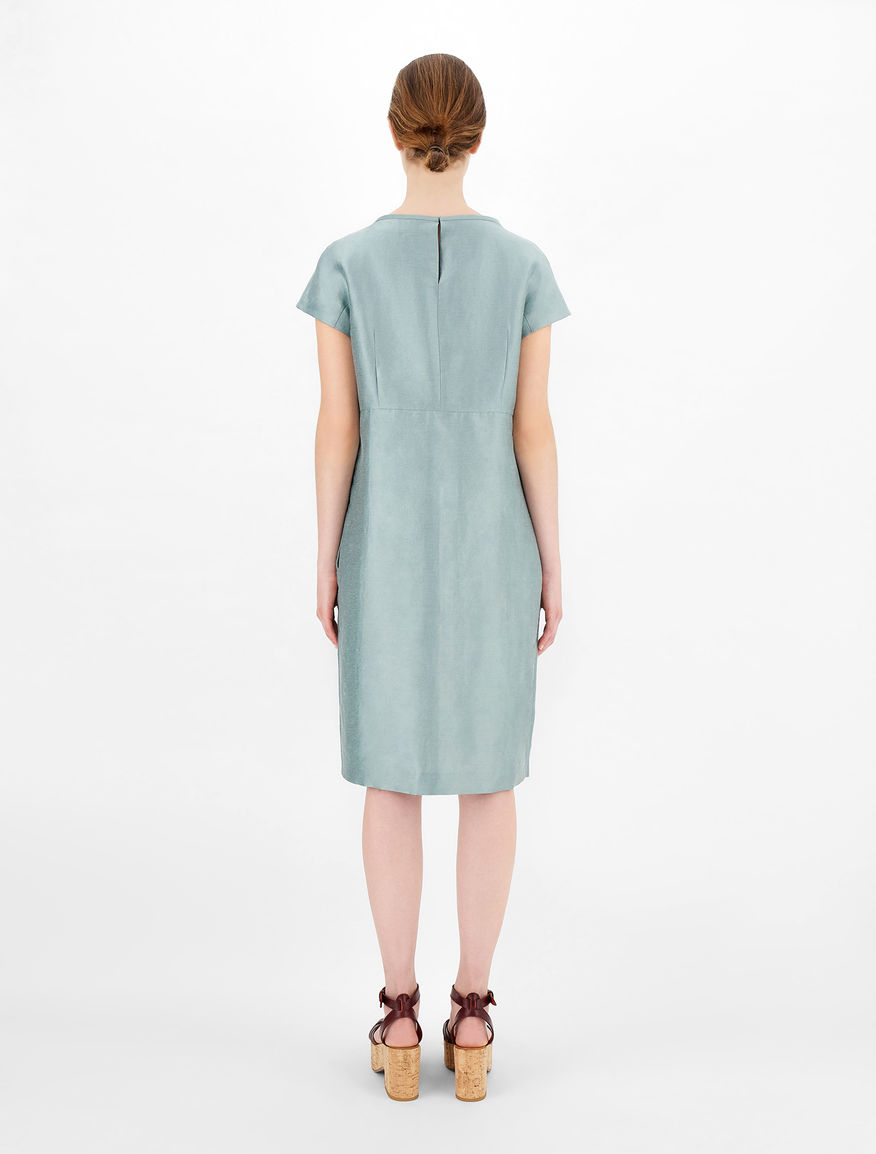 Linen and silk satin dress Weekend Maxmara Linen and silk satin dress Weekend Maxmara