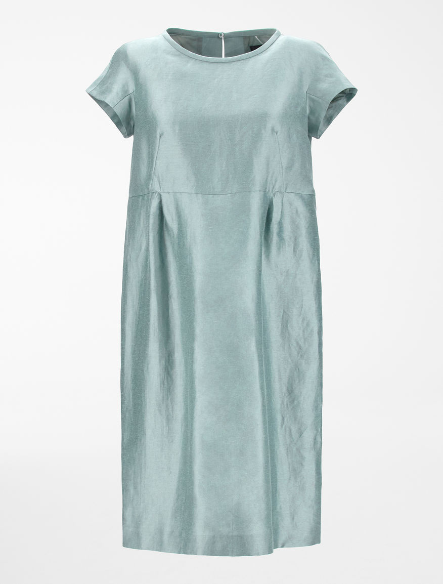 Linen and silk satin dress Weekend Maxmara Linen and silk satin dress Weekend Maxmara