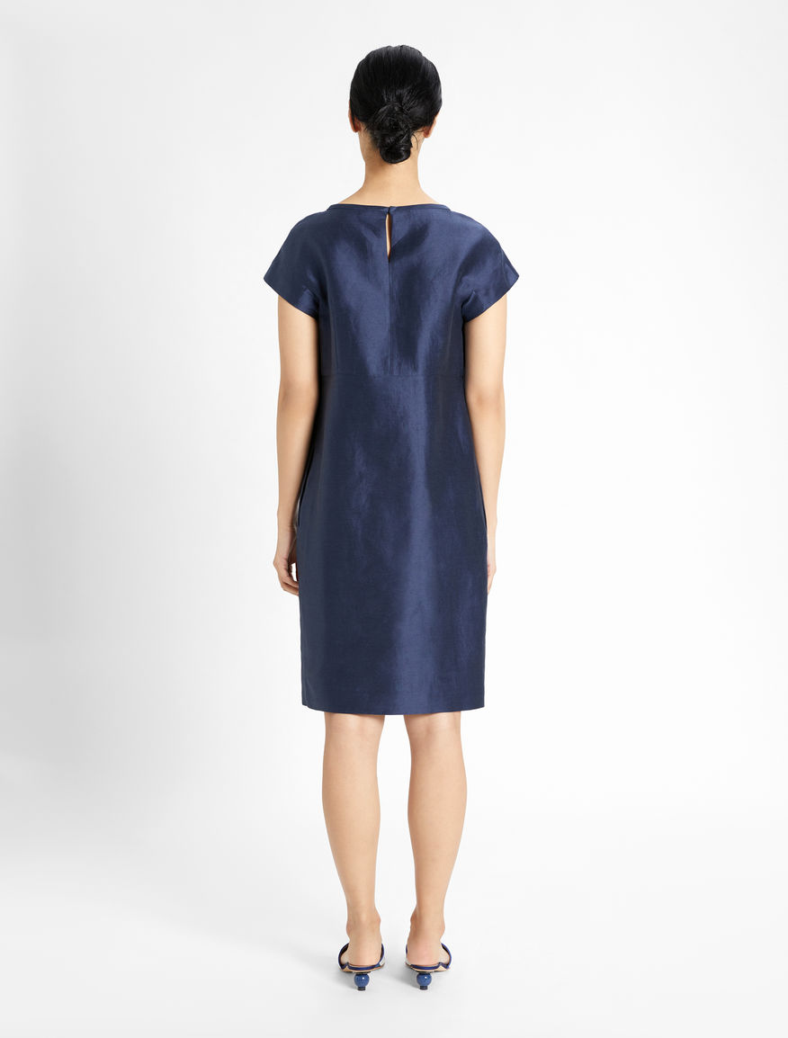 Linen and silk satin dress Weekend Maxmara Linen and silk satin dress Weekend Maxmara