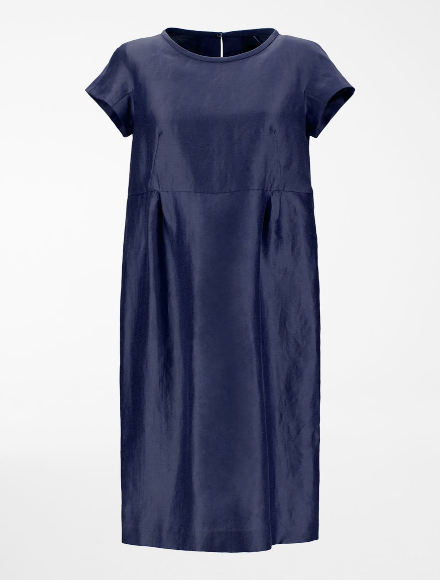 Linen and silk satin dress Weekend Maxmara Linen and silk satin dress Weekend Maxmara