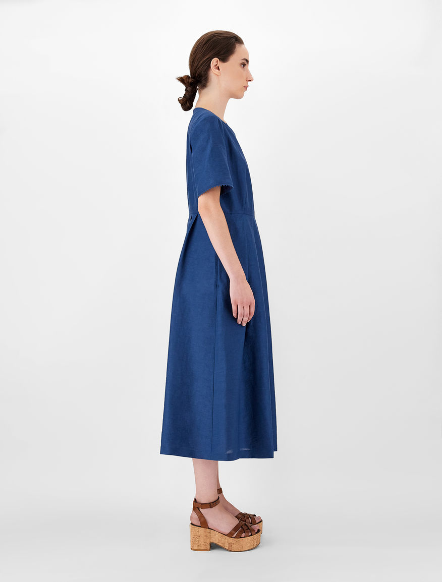 Linen and cotton fabric dress Weekend Maxmara Linen and cotton fabric dress Weekend Maxmara