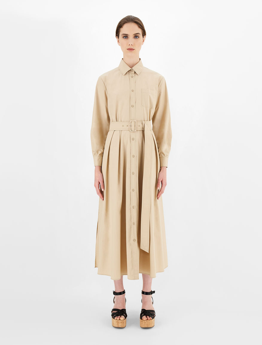 Cotton poplin dress Weekend Maxmara Cotton poplin dress Weekend Maxmara
