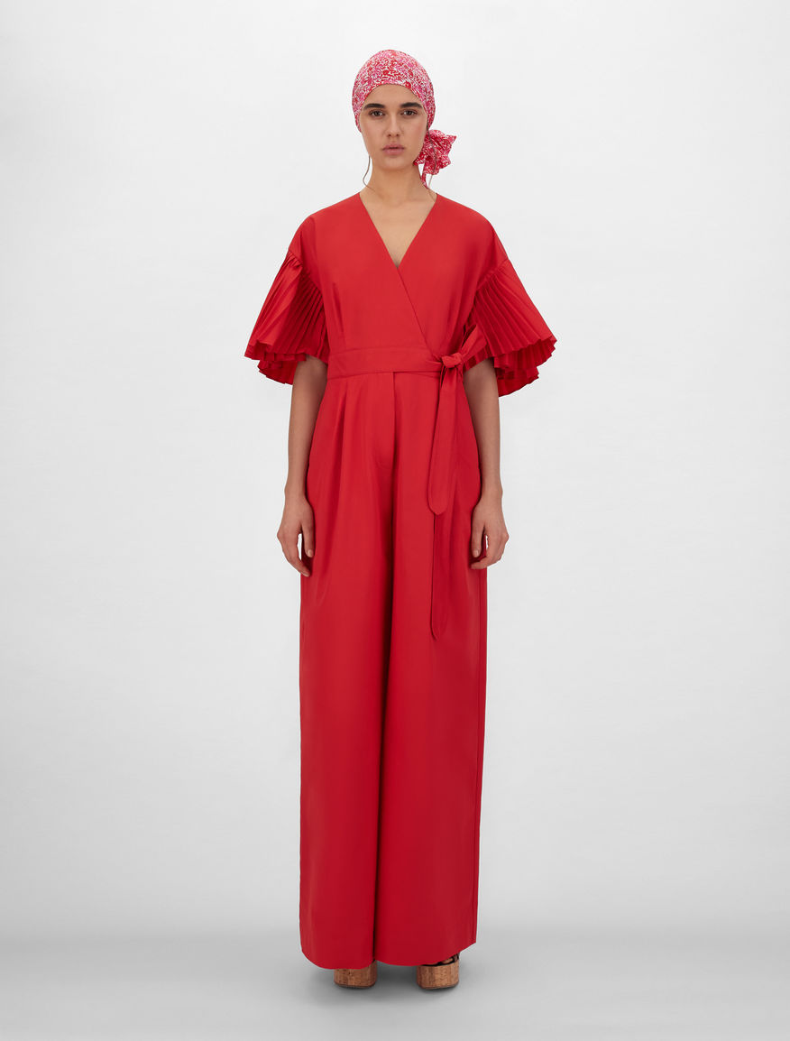 Cotton-blend micro twill jumpsuit Weekend Maxmara Cotton-blend micro twill jumpsuit Weekend Maxmara