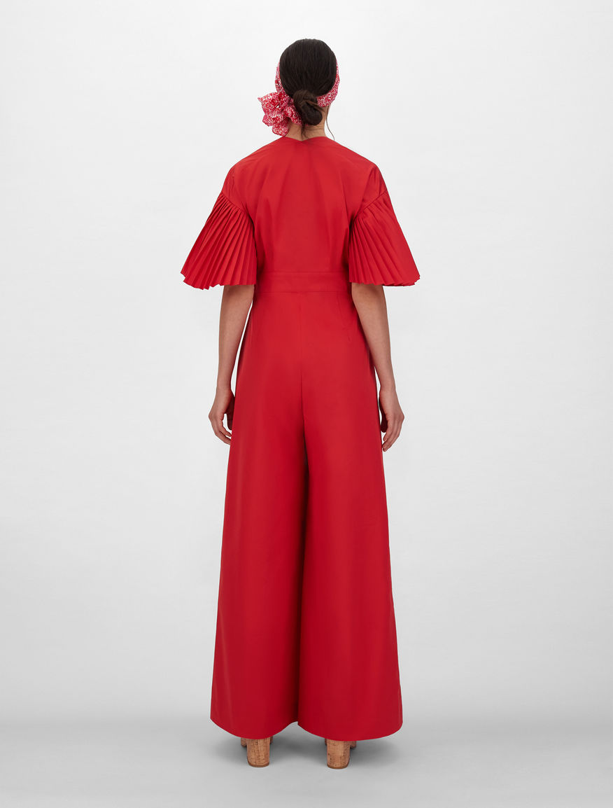 Cotton-blend micro twill jumpsuit Weekend Maxmara Cotton-blend micro twill jumpsuit Weekend Maxmara