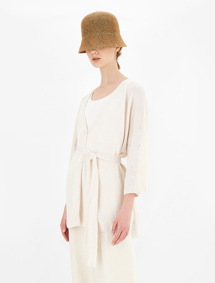 Linen cordonnet cardigan Weekend Maxmara Linen cordonnet cardigan Weekend Maxmara