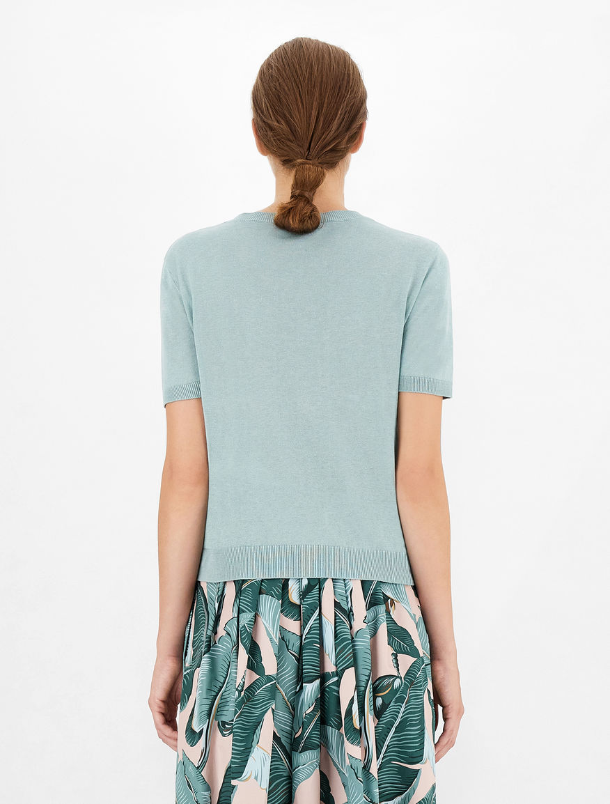 Silk and linen knit T-shirt Weekend Maxmara Silk and linen knit T-shirt Weekend Maxmara