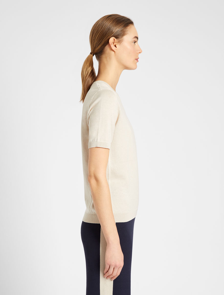 Silk and cotton yarn sweater Weekend Maxmara Silk and cotton yarn sweater Weekend Maxmara