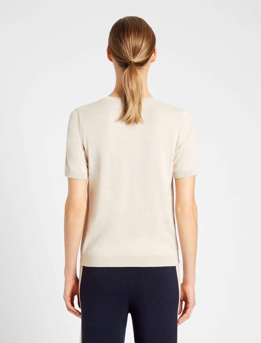 Silk and cotton yarn sweater Weekend Maxmara Silk and cotton yarn sweater Weekend Maxmara