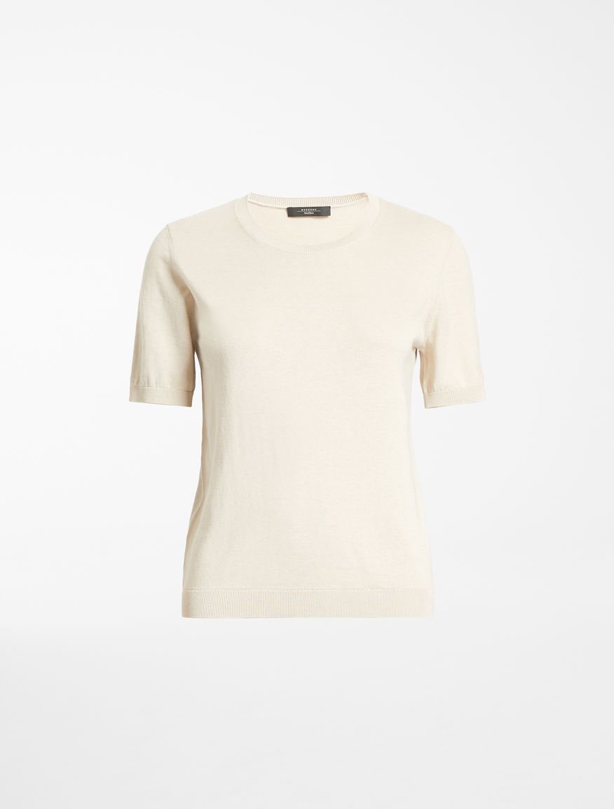 Silk and cotton yarn sweater Weekend Maxmara Silk and cotton yarn sweater Weekend Maxmara