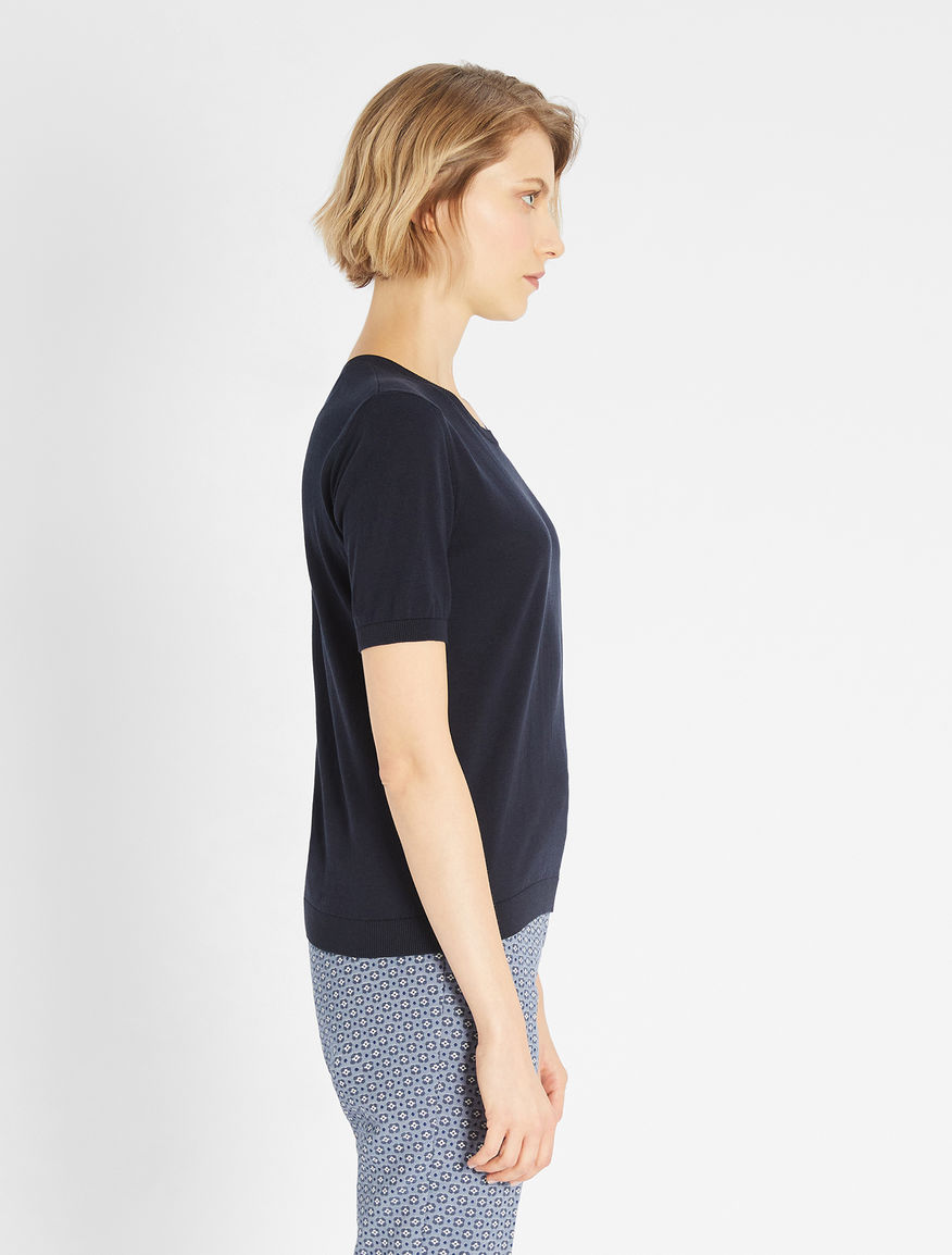 Silk and cotton yarn sweater Weekend Maxmara Silk and cotton yarn sweater Weekend Maxmara