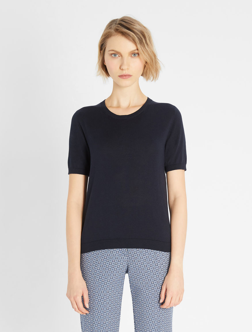 Silk and cotton yarn sweater Weekend Maxmara Silk and cotton yarn sweater Weekend Maxmara