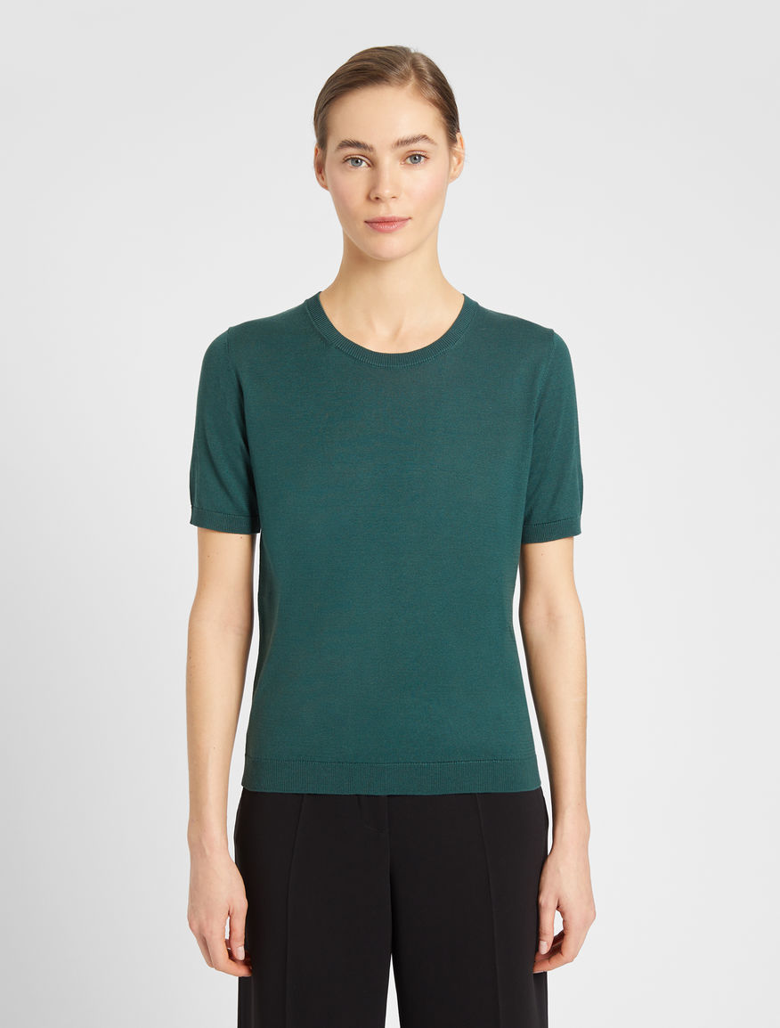 Silk and cotton yarn sweater Weekend Maxmara Silk and cotton yarn sweater Weekend Maxmara
