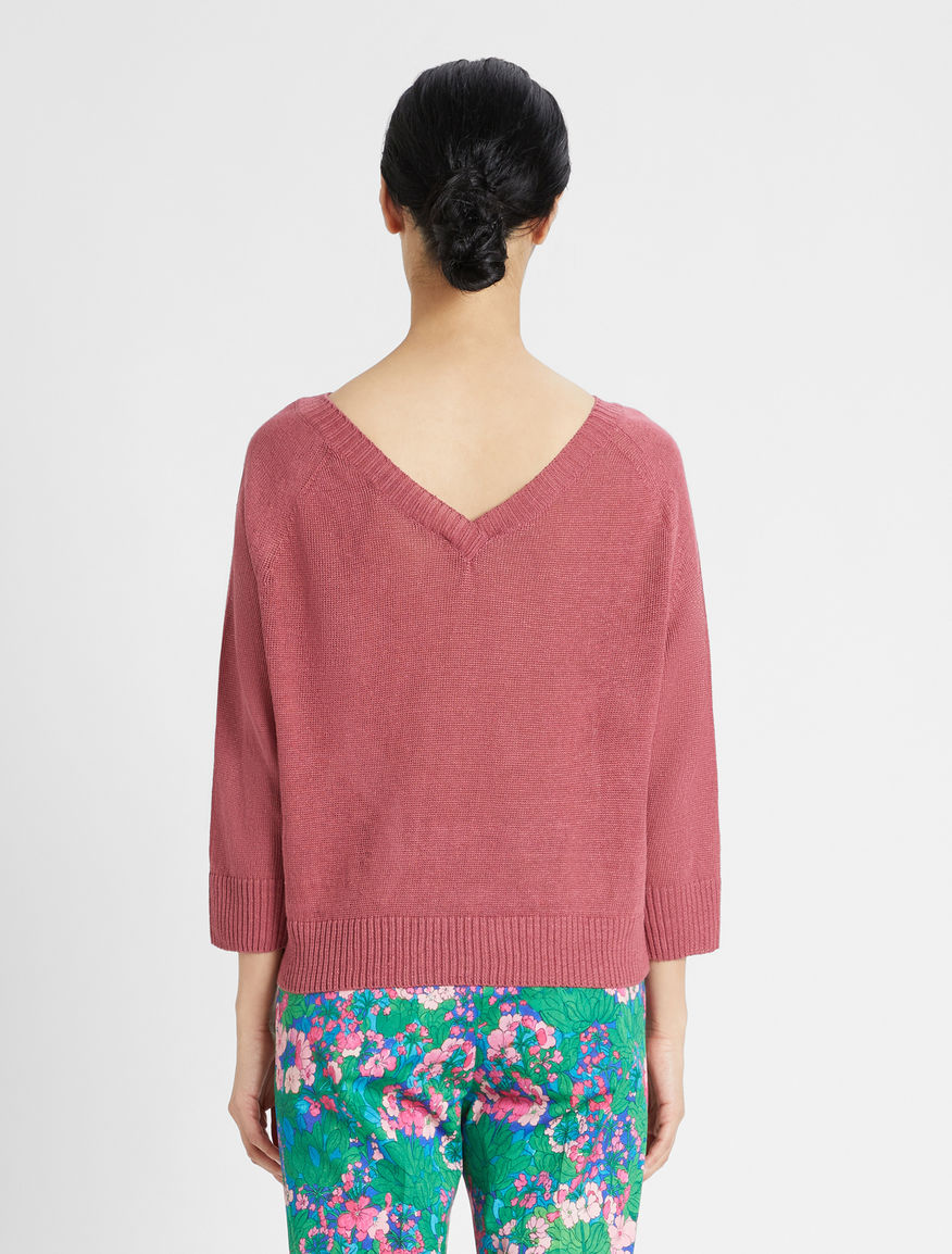 Linen cordonnet pullover Weekend Maxmara Linen cordonnet pullover Weekend Maxmara