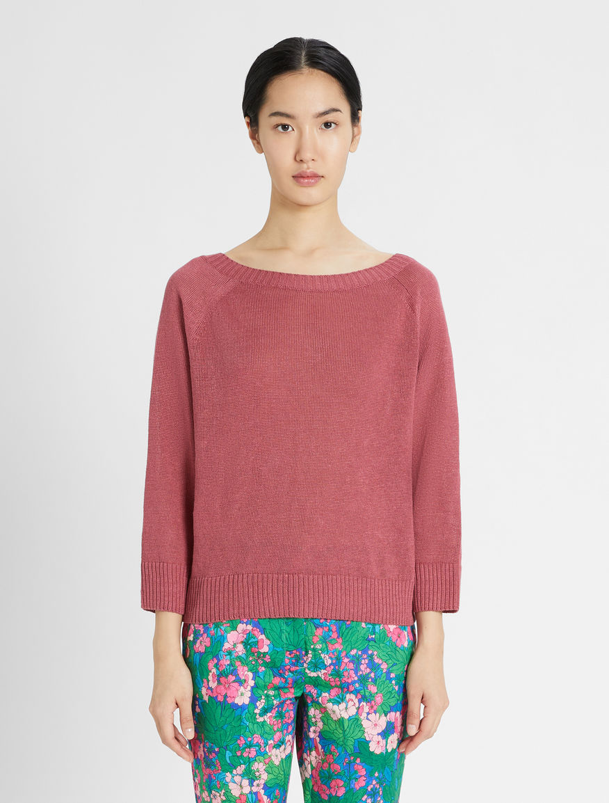 Linen cordonnet pullover Weekend Maxmara Linen cordonnet pullover Weekend Maxmara
