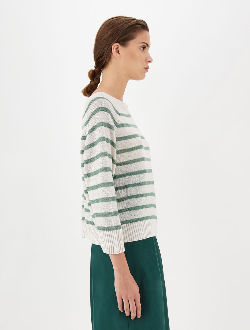 Linen cordonnet pullover Weekend Maxmara Linen cordonnet pullover Weekend Maxmara