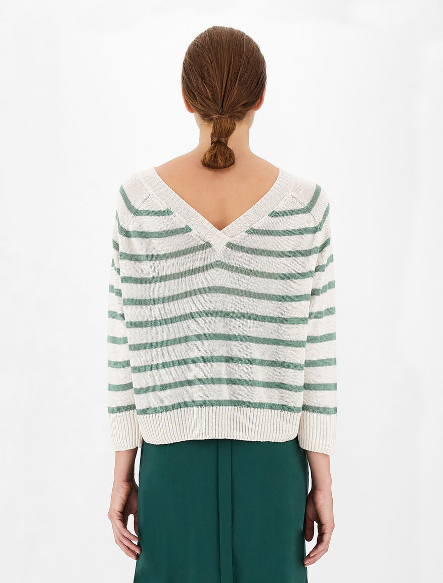 Linen cordonnet pullover Weekend Maxmara Linen cordonnet pullover Weekend Maxmara