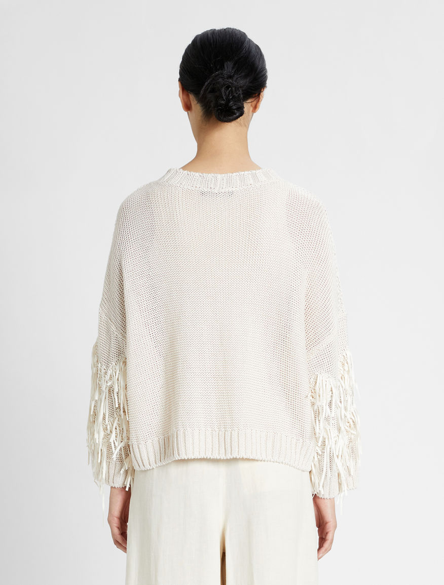 Linen cordonnet pullover Weekend Maxmara Linen cordonnet pullover Weekend Maxmara
