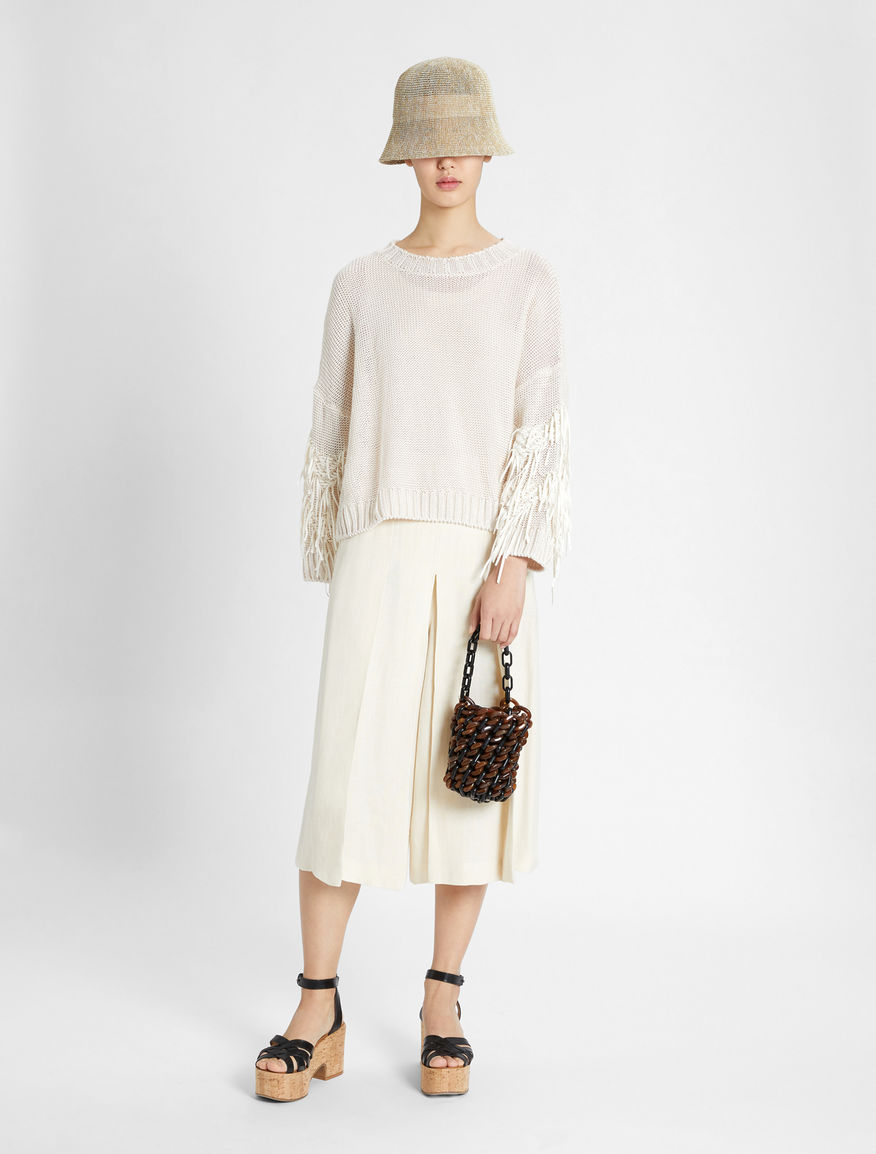 Linen cordonnet pullover Weekend Maxmara Linen cordonnet pullover Weekend Maxmara