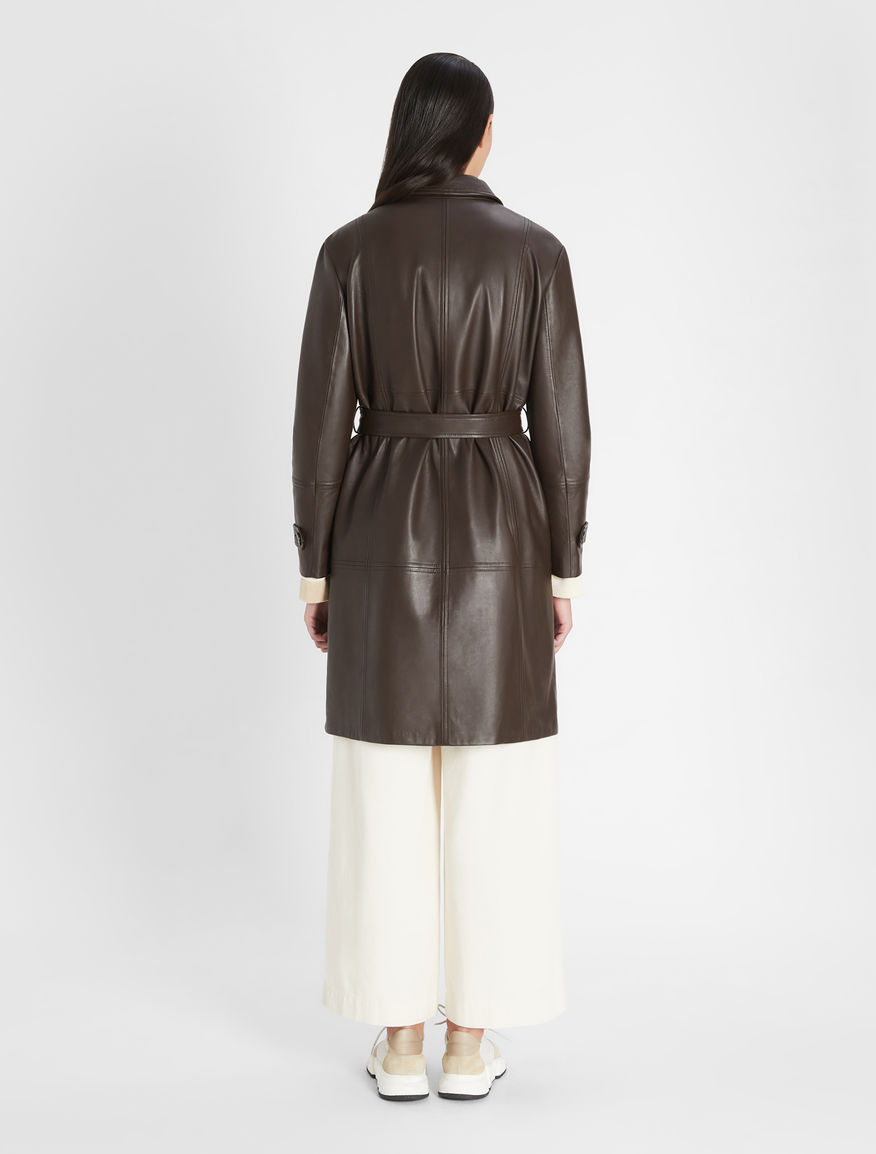 Nappa leather trench coat Weekend Maxmara Nappa leather trench coat Weekend Maxmara
