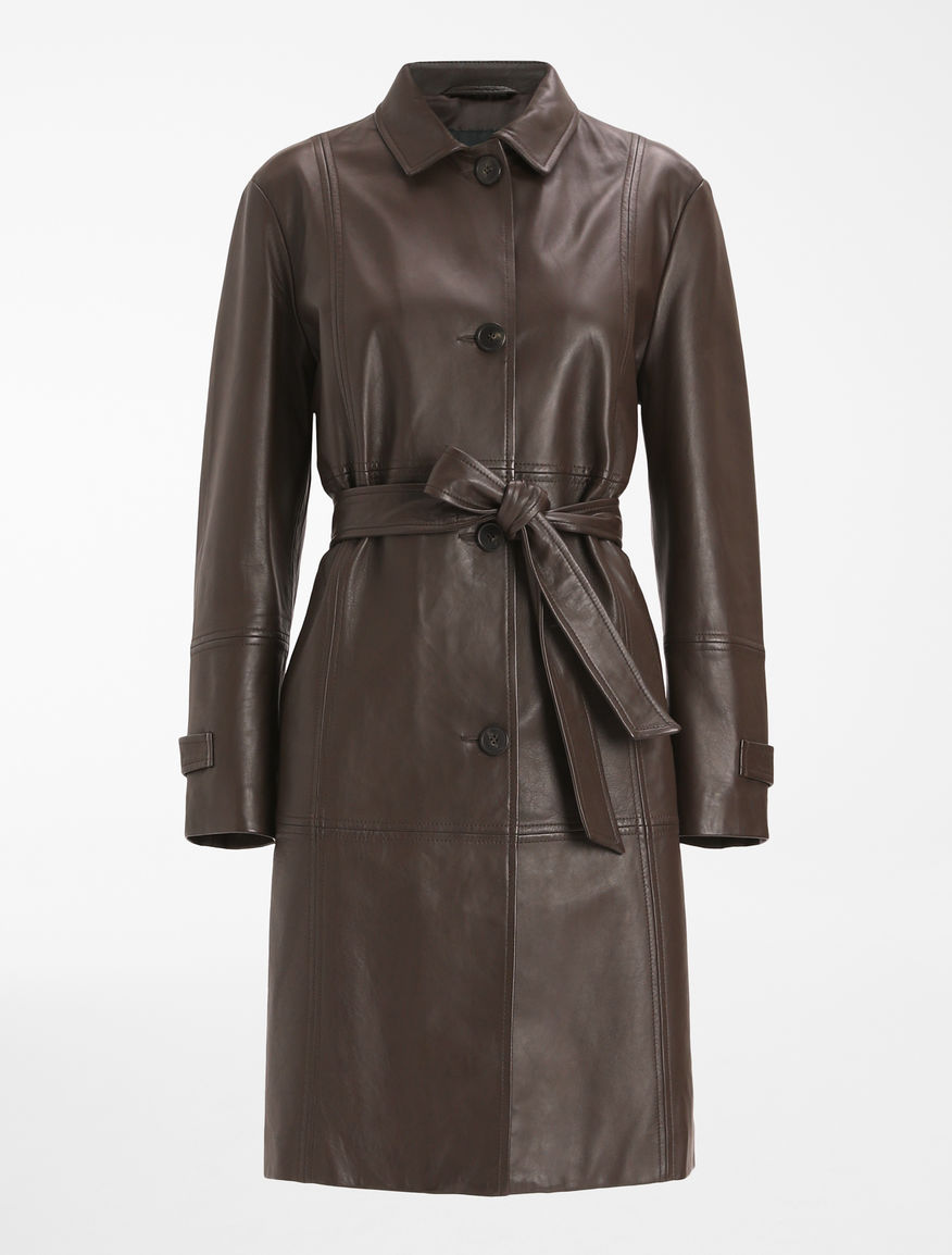 Nappa leather trench coat Weekend Maxmara Nappa leather trench coat Weekend Maxmara
