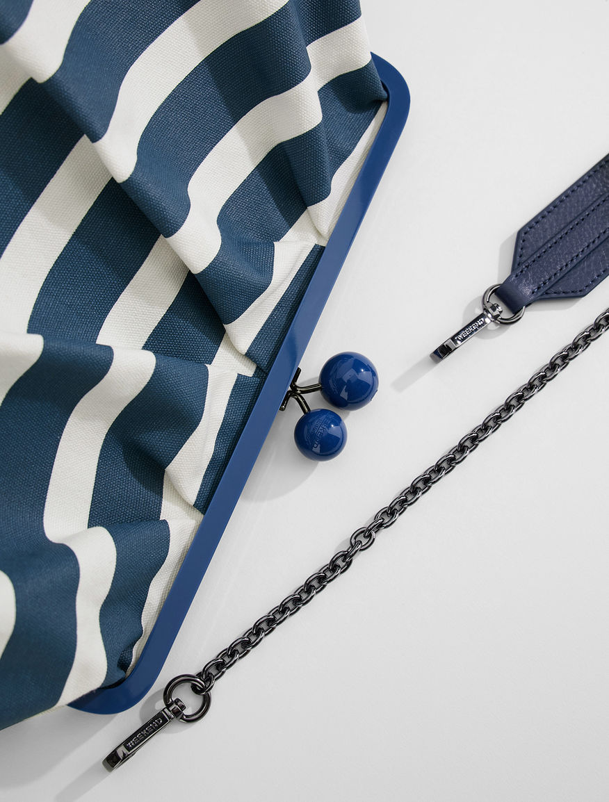 Large striped canvas Pasticcino bag Weekend Maxmara Large striped canvas Pasticcino bag Weekend Maxmara