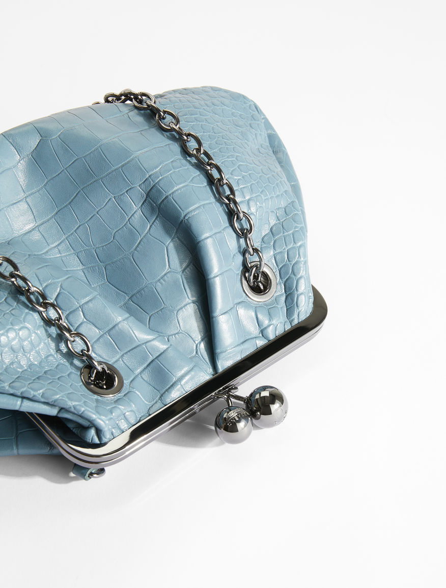 Croc-print leather Pasticcino Bag Weekend Maxmara Croc-print leather Pasticcino Bag Weekend Maxmara