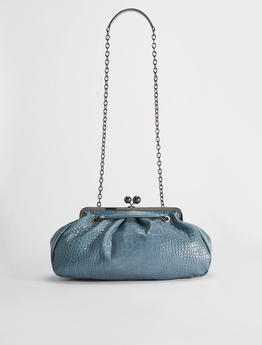 Large croc-print leather Pasticcino Bag Weekend Maxmara Large croc-print leather Pasticcino Bag Weekend Maxmara