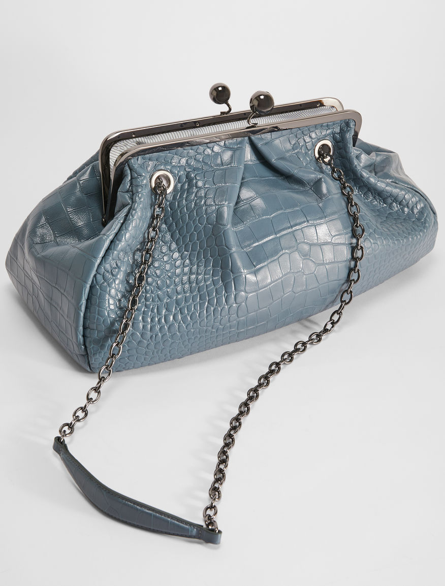 Large croc-print leather Pasticcino Bag Weekend Maxmara Large croc-print leather Pasticcino Bag Weekend Maxmara